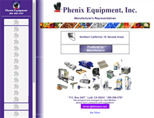 Tablet Screenshot of phenixinc.com